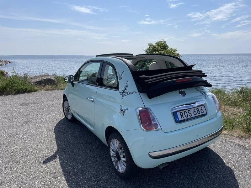 Grön Begagnad 2014 Fiat 500C Lounge Cab | 79 000 kr (Bra pris) - Bild 1/4