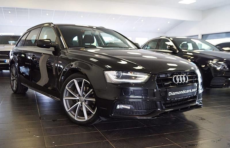 Svart Begagnad 2015 Audi A4 S-Line Kombi | 154 900 kr (Marknadspris) - Bild 1/4