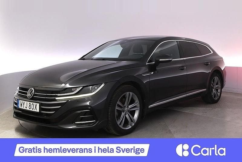 Mörkgrå Begagnad 2021 VW Arteon R-line Kombi | 304 990 kr - Bild 1/4