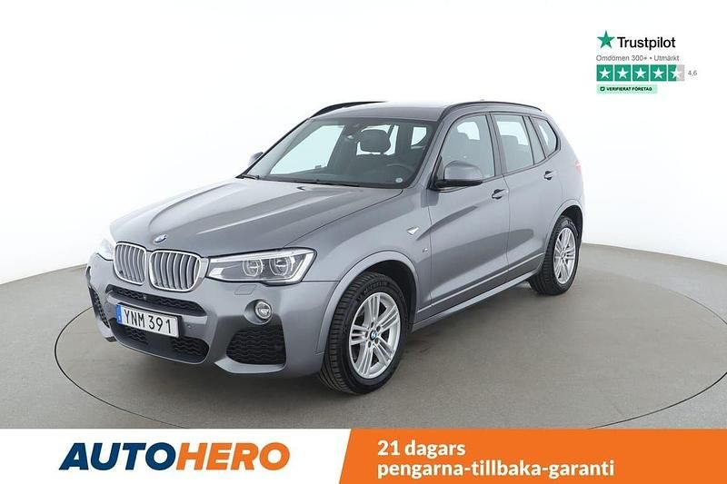 Grå Begagnad 2017 BMW X3 M Sport SUV | 321 000 kr (Dyr) - Bild 1/4