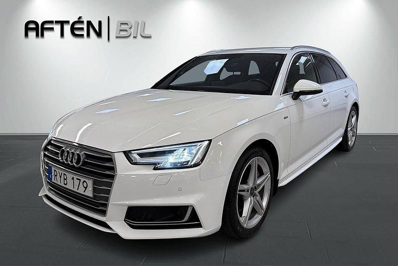 Vit Begagnad 2017 Audi A4 S-Line Kombi | 204 800 kr (Marknadspris) - Bild 1/3