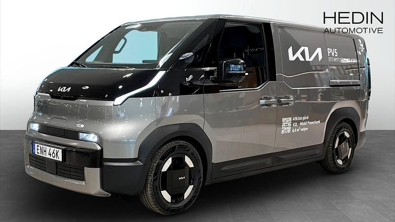 Grå Ny 2025 Kia PV5 Plus Minibuss | 612 750 kr - Bild 1/4