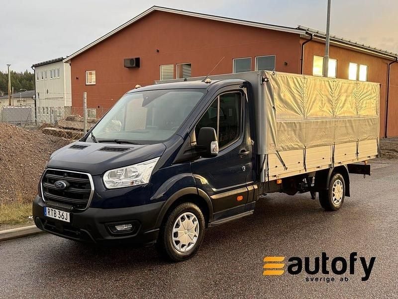 Blå Begagnad 2020 Ford Transit Van | 349 900 kr (Dyr) - Bild 1/4