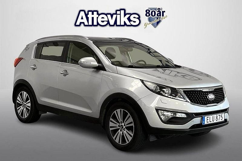 Grå Begagnad 2014 Kia Sportage SUV | 99 900 kr (Marknadspris) - Bild 1/4