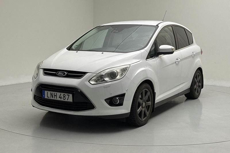 Vit Begagnad 2014 Ford C-MAX Titanium Minibuss | 69 000 kr - Bild 1/4