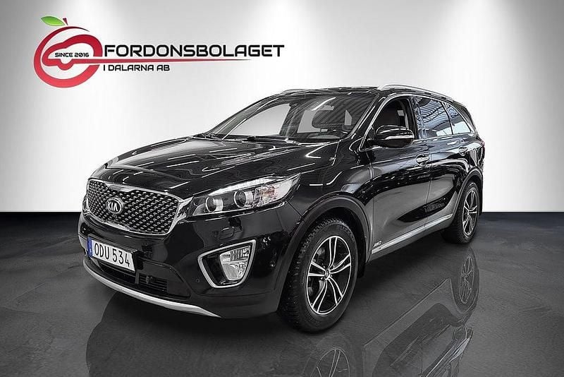 Svart Begagnad 2016 Kia Sorento SUV | 189 700 kr (Marknadspris) - Bild 1/4