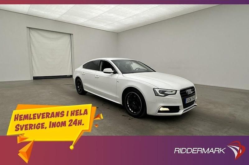 Vit Begagnad 2014 Audi A5 Sportback Halvkombi | 149 800 kr (Marknadspris) - Bild 1/3