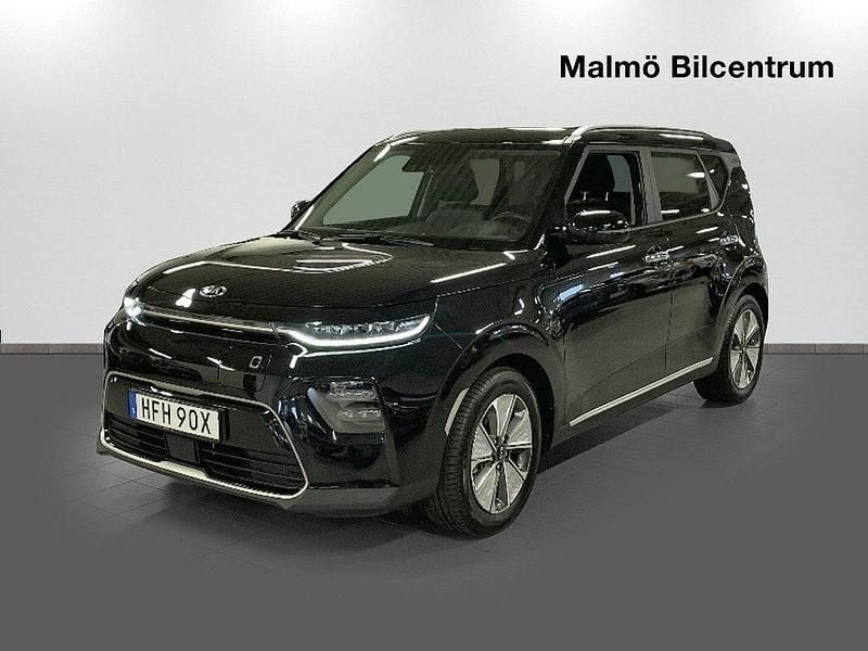 Svart Begagnad 2021 Kia Soul EV Advance SUV | 239 900 kr (Bra pris) - Bild 1/4
