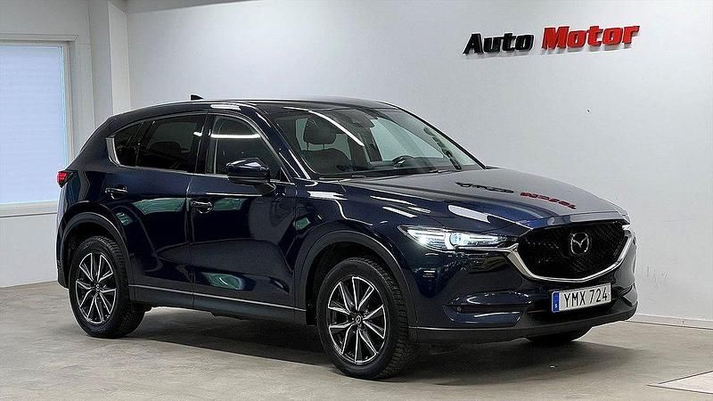 Blå Begagnad 2018 Mazda CX-5 Optimum SUV | 179 900 kr (Bra pris) - Bild 1/3