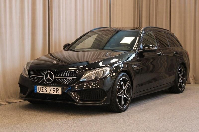 Svart Begagnad 2017 Mercedes C43 AMG AMG Kombi | 329 900 kr (Marknadspris) - Bild 1/4