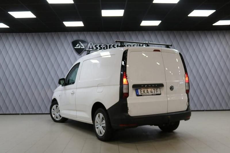 Begagnad VW Caddy 122 HK (89 kW) 2021 Vit Minibuss