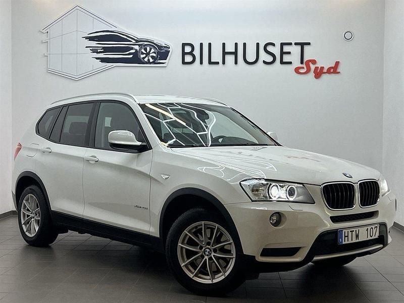Vit Begagnad 2014 BMW X3 SUV | 158 500 kr (Bra pris) - Bild 1/4