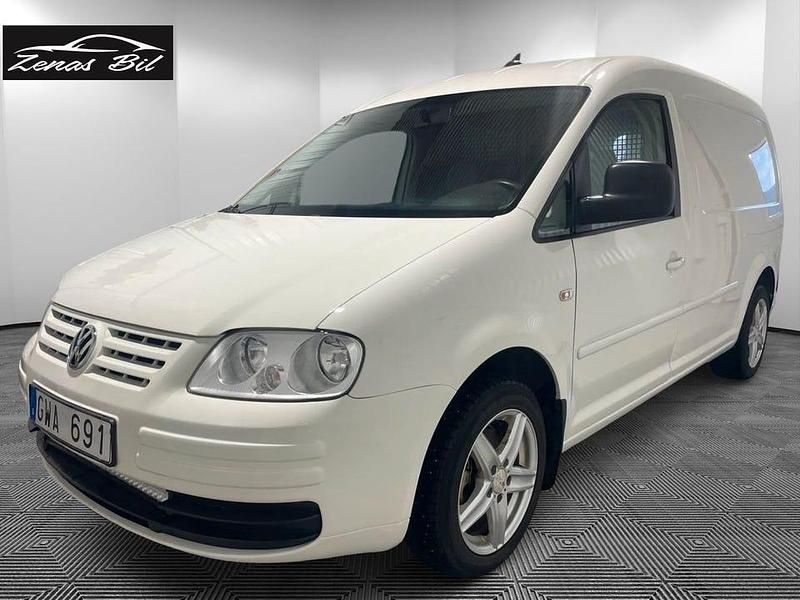 Vit Begagnad 2008 VW Caddy Maxi Minibuss | 69 900 kr (Dyr) - Bild 1/4