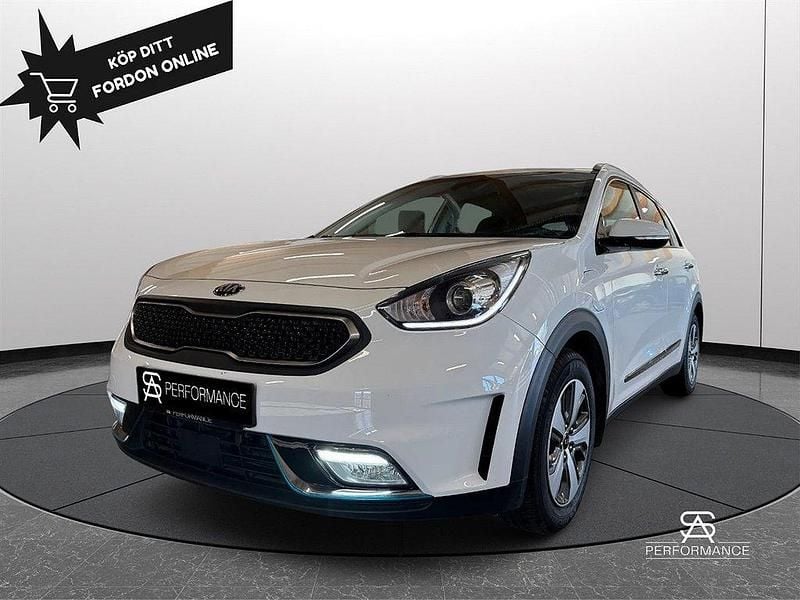 Vit Begagnad 2018 Kia Niro Advance SUV | 204 900 kr (Marknadspris) - Bild 1/4