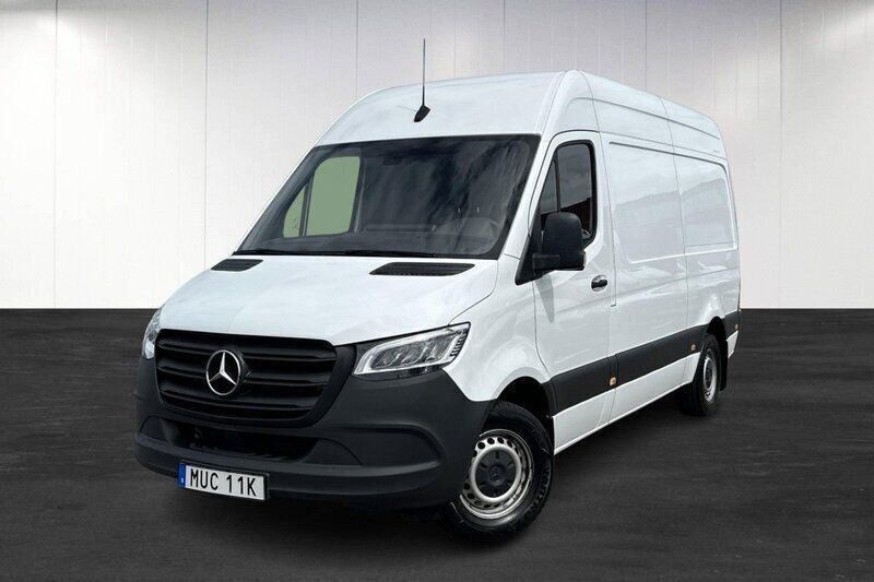 Vit (white) Begagnad 2023 Mercedes Sprinter Van | 449 875 kr (Marknadspris) - Bild 1/4