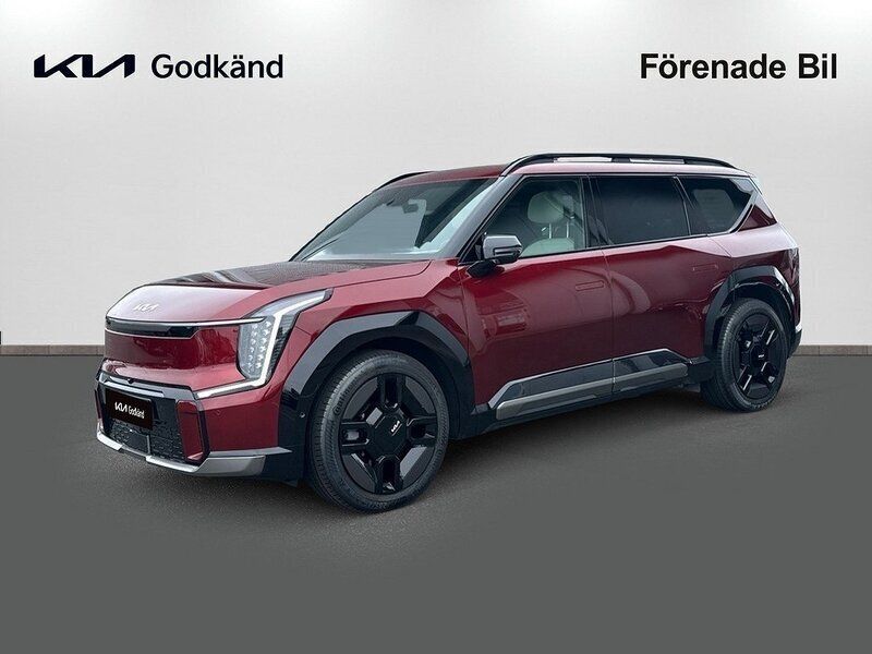 Röd Begagnad 2024 Kia EV9 GT-Line SUV | 799 000 kr (Marknadspris) - Bild 1/4