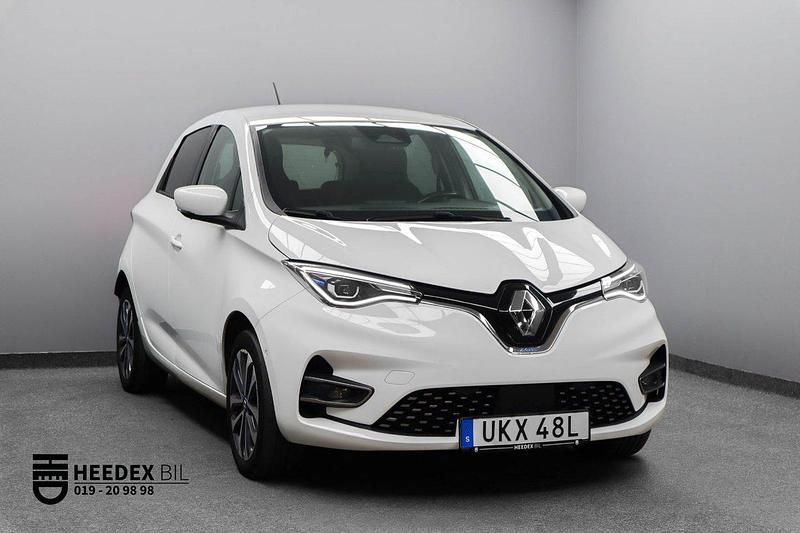 Vit Begagnad 2021 Renault Zoe Halvkombi | 129 900 kr (Marknadspris) - Bild 1/4