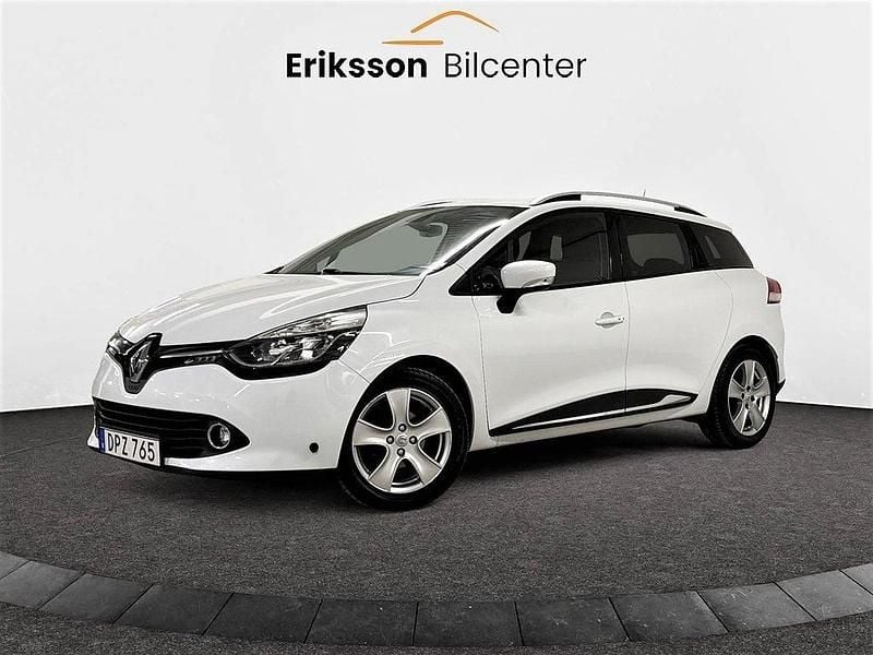 Begagnad Renault Clio GrandTour 90 HK (66 kW) 2014 Vit Kombi