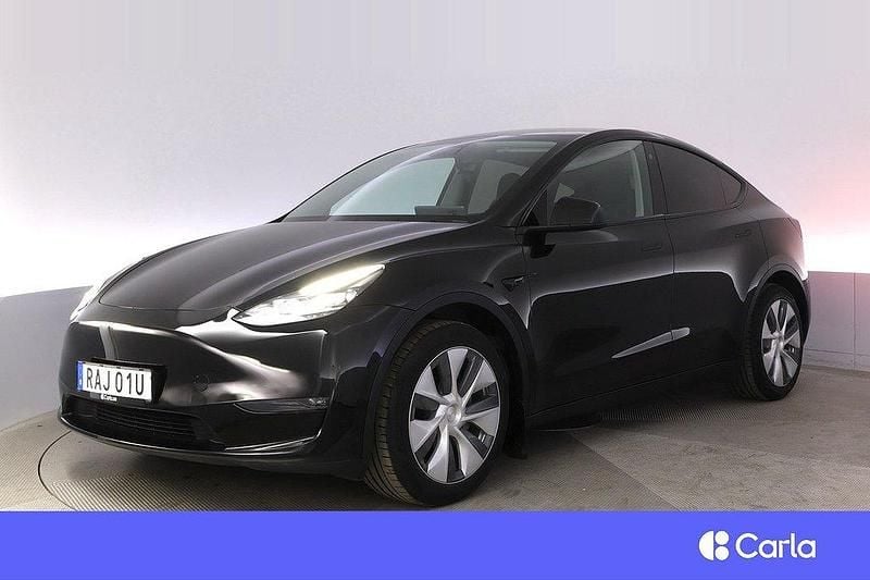 Svart Begagnad 2023 Tesla Model Y Long Range AWD SUV | 451 900 kr (Marknadspris) - Bild 1/4