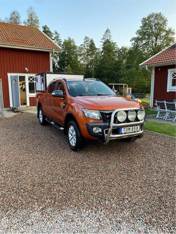 Orange Begagnad 2015 Ford Ranger Pickup | 215 000 kr (Dyr) - Bild 1/4