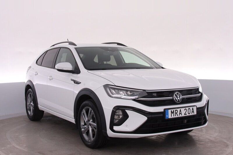 Vit Begagnad 2023 VW Taigo SUV | 239 000 kr (Bra pris) - Bild 1/4