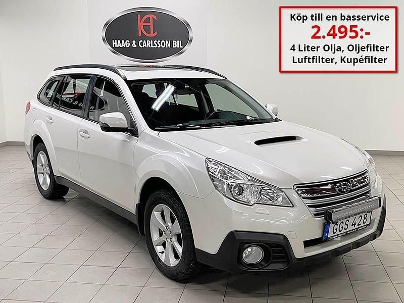 Vit Begagnad 2013 Subaru Outback Kombi | 139 000 kr (Dyr) - Bild 1/4