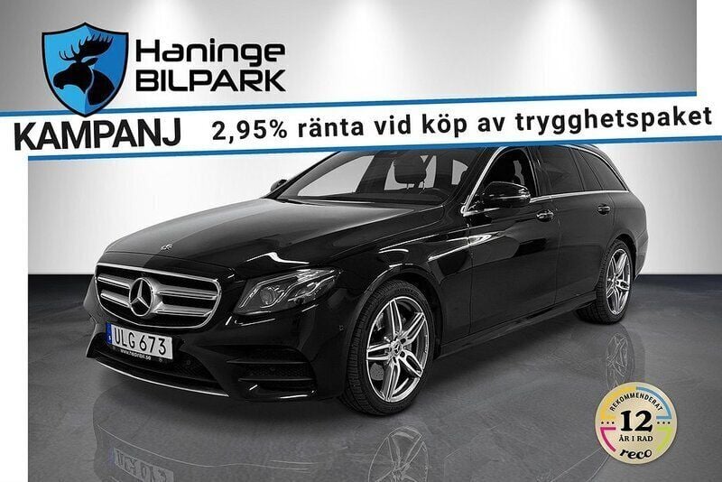 Svart Begagnad 2017 Mercedes E220 AMG Kombi | 349 900 kr (Marknadspris) - Bild 1/2