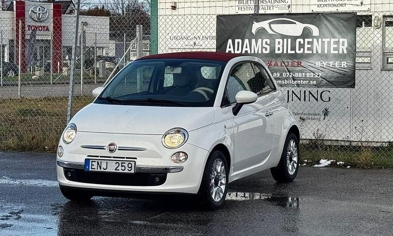 Vit Begagnad 2013 Fiat 500C Lounge Cab | 79 900 kr (Marknadspris) - Bild 1/4