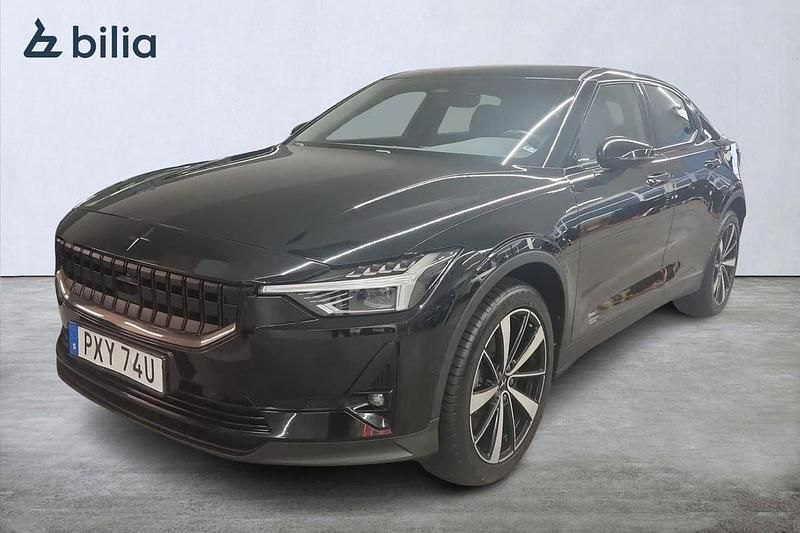 Svart Begagnad 2022 Polestar 2 Standard Range Single Motor Halvkombi | 279 000 kr (Marknadspris) - Bild 1/3