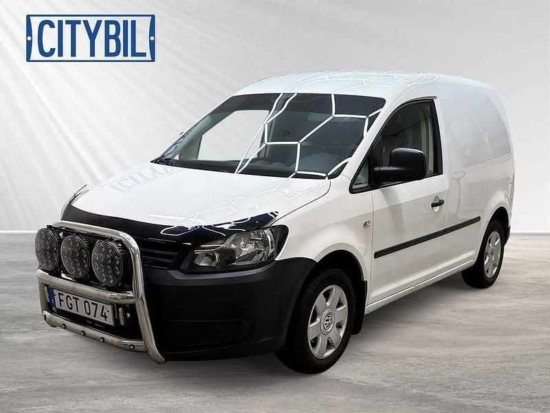 Vit Begagnad 2013 VW Caddy Minibuss | 59 900 kr (Marknadspris) - Bild 1/4