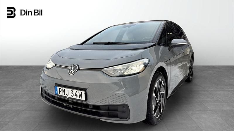 Begagnad VW ID.3 Pro Performance 150 kW (204 HK) 2023 Grå Halvkombi