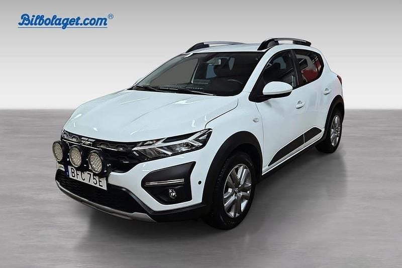 Vit Begagnad 2023 Dacia Sandero Stepway SUV | 159 000 kr (Marknadspris) - Bild 1/4