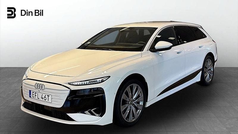Vit (glaciärvit metallic) Ny 2025 Audi A6 e-tron Proline Kombi | 729 100 kr (Bra pris) - Bild 1/4
