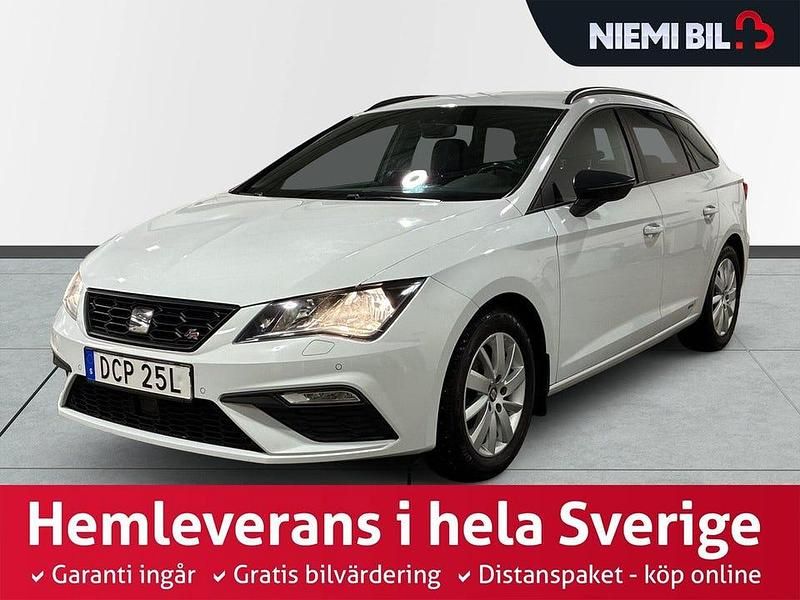 Vit Begagnad 2019 Seat Leon ST FR Sport Kombi | 179 900 kr (Marknadspris) - Bild 1/3