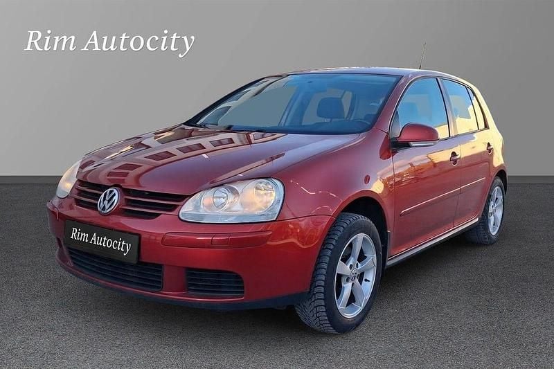 Röd Begagnad 2008 VW Golf VI Trendline Halvkombi | 39 900 kr (Marknadspris) - Bild 1/4