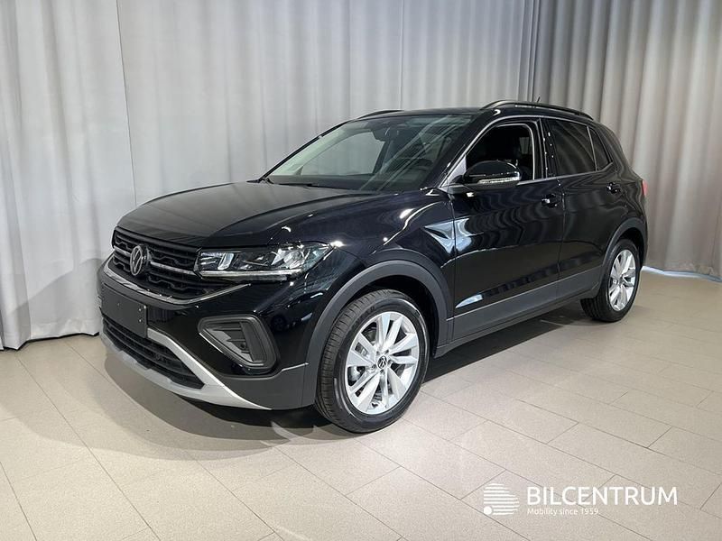Svart Ny 2025 VW T-Cross Edition SUV | 294 900 kr (Marknadspris) - Bild 1/4