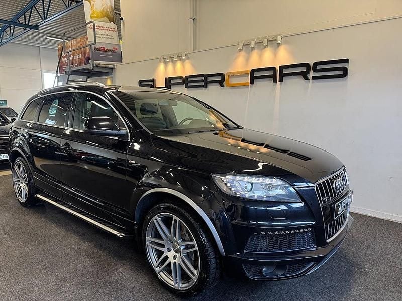 Svart Begagnad 2009 Audi Q7 S-Line SUV | 128 000 kr (Marknadspris) - Bild 1/4