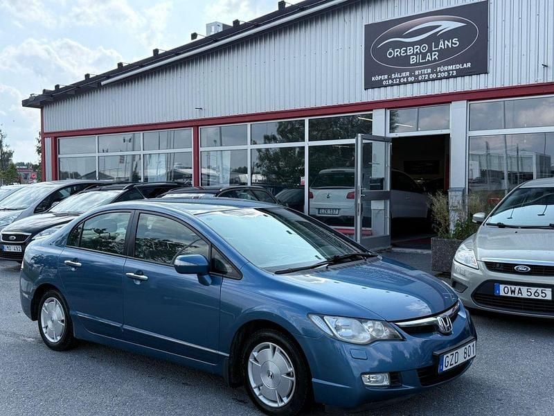 Blå Begagnad 2008 Honda Civic Sedan | 49 900 kr (Superpris) - Bild 1/4