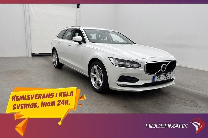 Vit Begagnad 2017 Volvo V90 Momentum Kombi | 209 700 kr (Marknadspris) - Bild 1/3