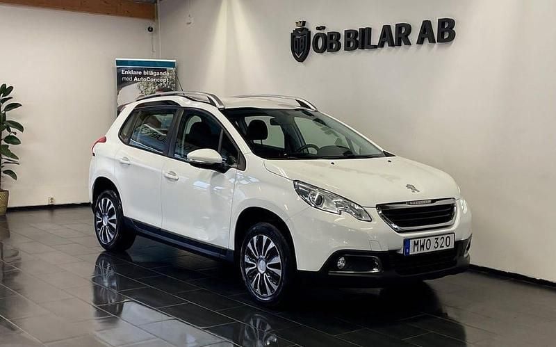 Vit Begagnad 2016 Peugeot 2008 SUV | 74 900 kr (Marknadspris) - Bild 1/4
