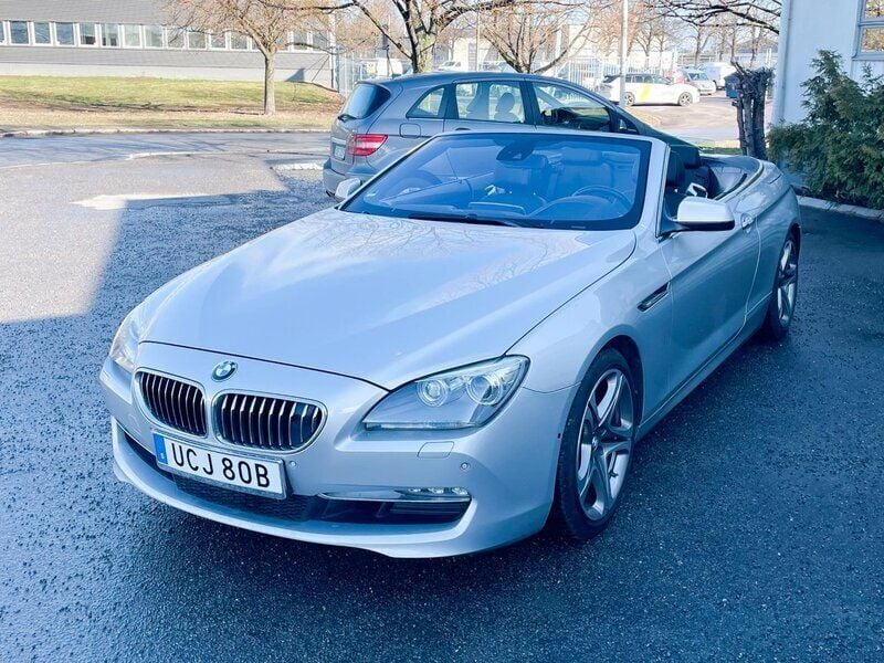 Silver Begagnad 2011 BMW 650 Cabriolet Cab | 289 000 kr - Bild 1/4