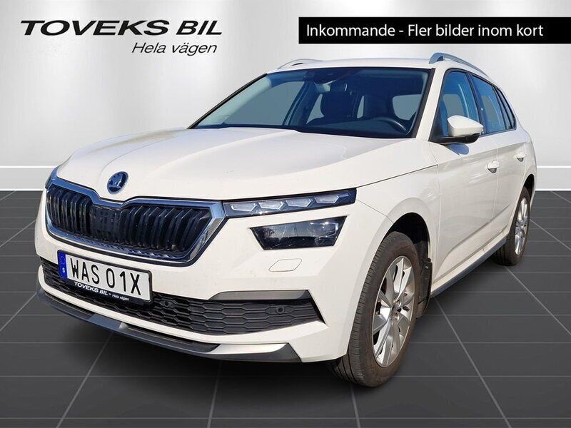Vit (candy white) Begagnad 2020 Skoda Kamiq Style SUV | 209 900 kr (Marknadspris) - Bild 1/2