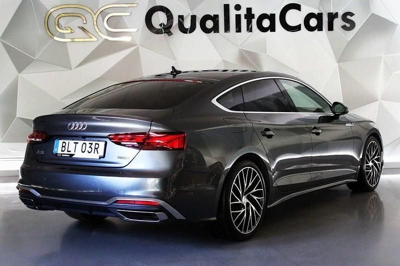 Begagnad Audi A5 Sportback S-Line 266 HK (195 kW) 2021 Grå Halvkombi