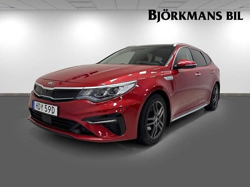 Begagnad Kia Optima Advance 154 HK (113 kW) 2019 Röd Kombi