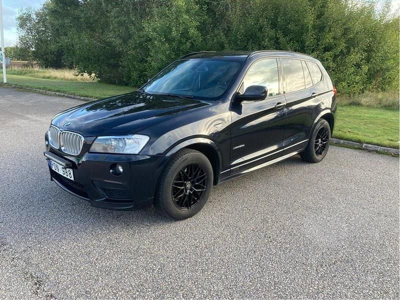 Svart Begagnad 2012 BMW X3 M Sport SUV | 139 900 kr (Marknadspris) - Bild 1/4