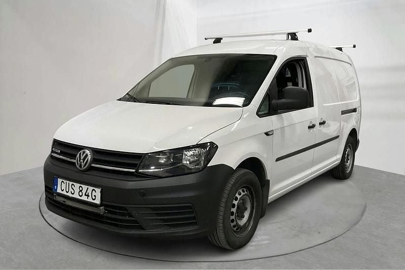 Vit Begagnad 2019 VW Caddy Minibuss | 70 000 kr - Bild 1/4
