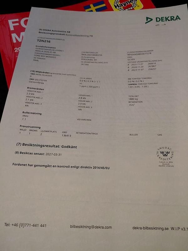 Begagnad Ford Mondeo 145 HK (106 kW) 2003 Halvkombi