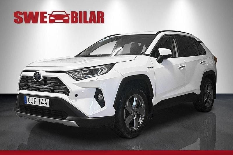 Vit Begagnad 2019 Toyota RAV4 Hybrid Executive SUV | 309 900 kr (Marknadspris) - Bild 1/4
