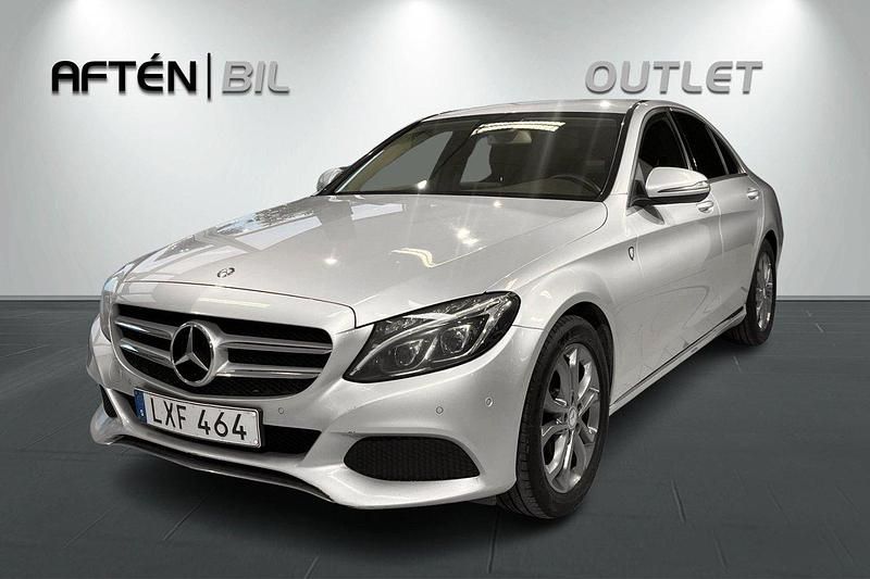 Silver Begagnad 2015 Mercedes C220 Avantgarde Sedan | 159 800 kr (Bra pris) - Bild 1/3