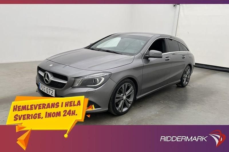 Mörkgrå Begagnad 2015 Mercedes CLA220 Shooting Brake Kombi | 159 800 kr (Bra pris) - Bild 1/3